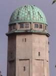 Der Wasserturm von Mannheim-Seckenheim -der Glatzkopp